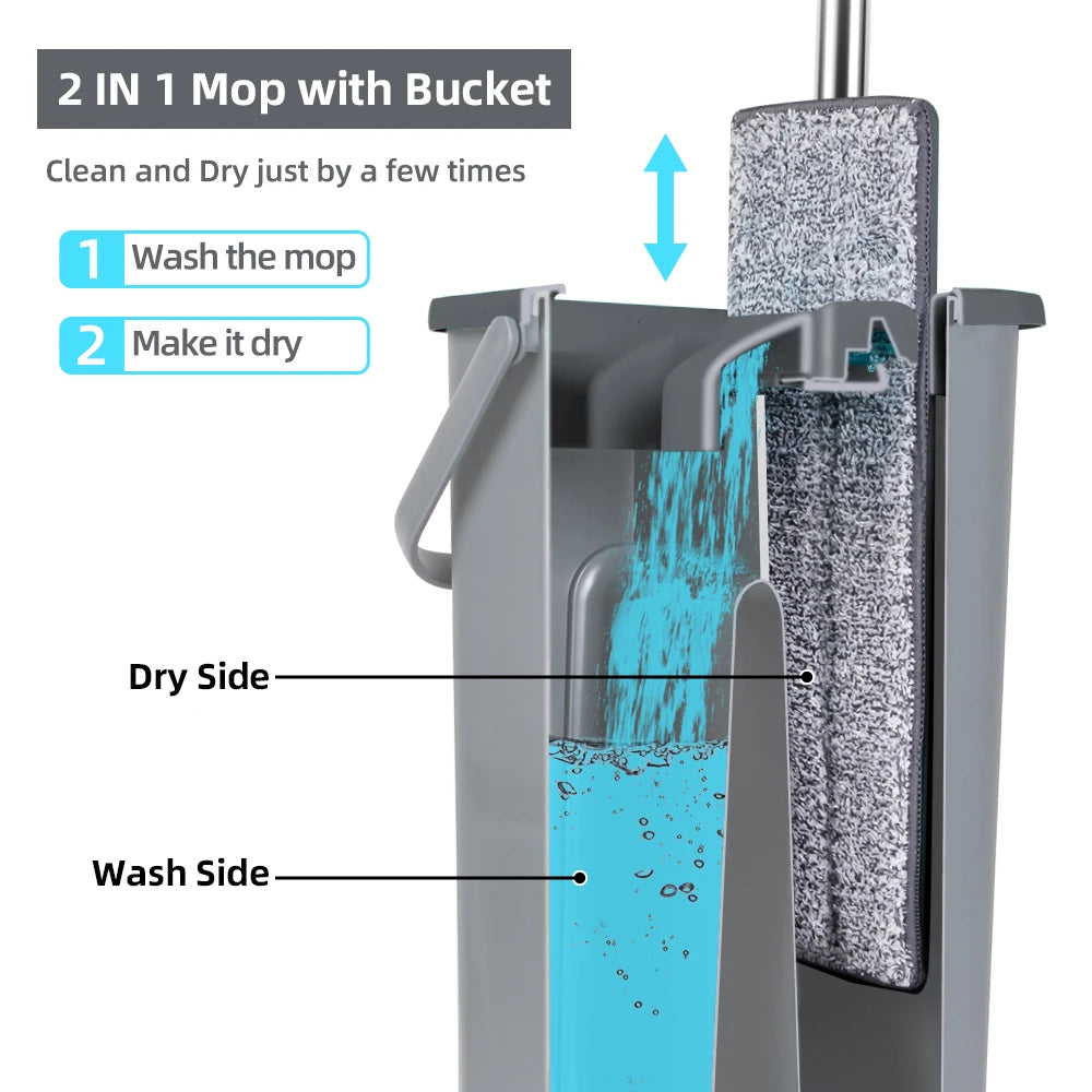 Professional Hands-Free Floor Cleaning System
