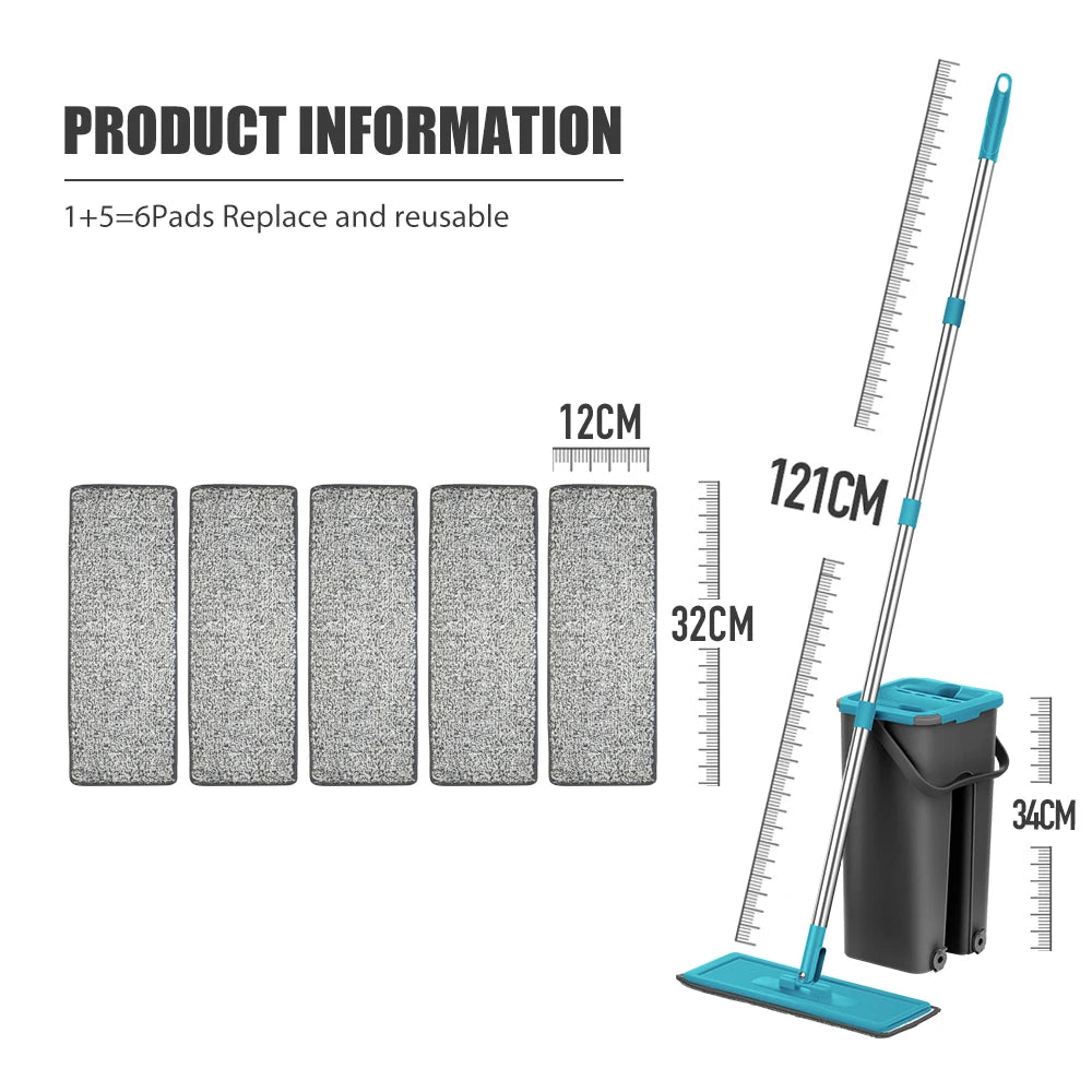 Professional Hands-Free Floor Cleaning System