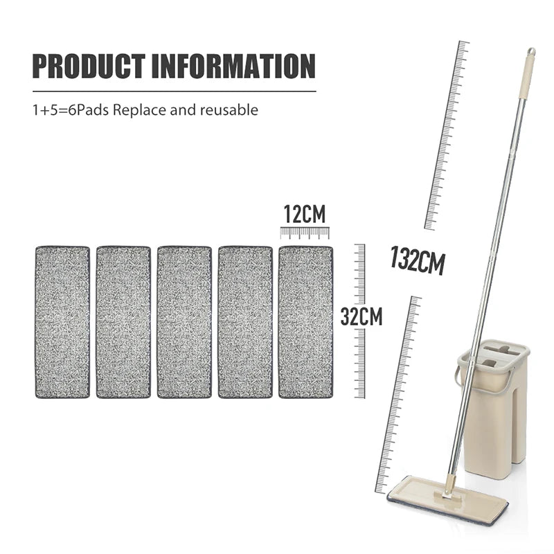 Professional Hands-Free Floor Cleaning System