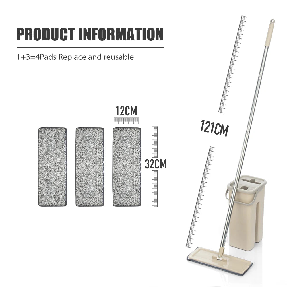 Professional Hands-Free Floor Cleaning System